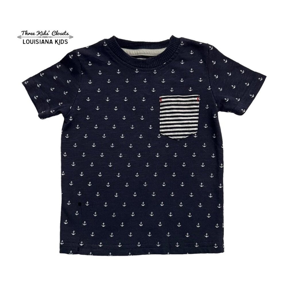Sovereign Code 12m Navy Anchor Pocket Tee Shirt